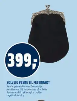 Coop Obs SOLVEIG VESKE TIL FESTDRAKT tilbud