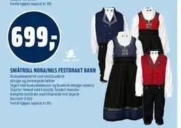 Coop Obs SMÅTROLL NORA/NILS FESTDRAKT BARN tilbud