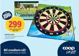 Coop Obs Golf Dart spill tilbud