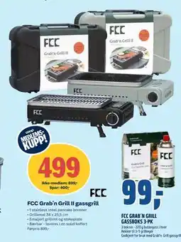 Coop Obs FCC Grab ´n Grill II gassgrill tilbud