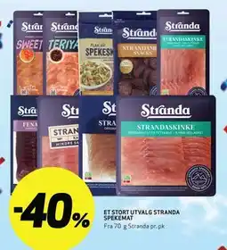 Bunnpris ET STORT UTVALG STRANDA SPEKEMAT tilbud