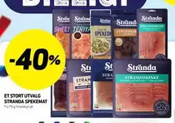 Bunnpris ET STORT UTVALG STRANDA SPEKEMAT tilbud