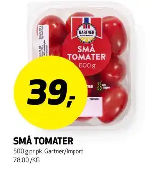Bunnpris SMÅ TOMATER tilbud