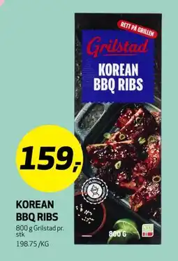 Bunnpris KOREAN BBQ RIBS tilbud