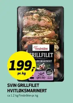 Bunnpris SVIN GRILLFILET HVITLØKSMARINERT tilbud