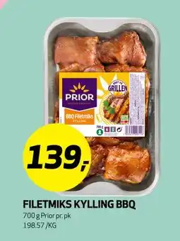 Bunnpris FILETMIKS KYLLING BBQ tilbud