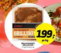 Bunnpris BBQ-MARINERTE GRILLSKIVER tilbud