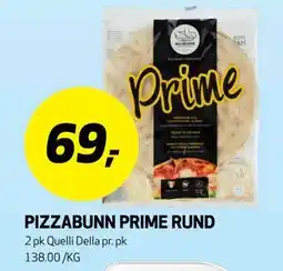 Bunnpris PIZZABUNN PRIME RUND tilbud