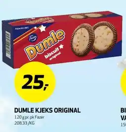 Bunnpris DUMLE KJEKS ORIGINAL tilbud