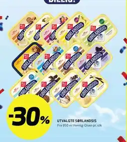 Bunnpris UTVALGTE SØRLANDSIS tilbud