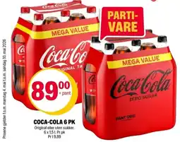 Coop Extra Coca-cola 6 pk tilbud