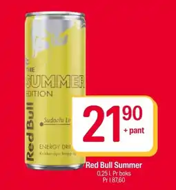 Coop Extra Red Bull Summer tilbud
