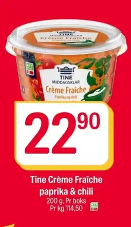 Coop Extra Tine Crème Fraîche paprika & chili tilbud