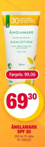 Coop Extra Änglamark SPF 30 tilbud