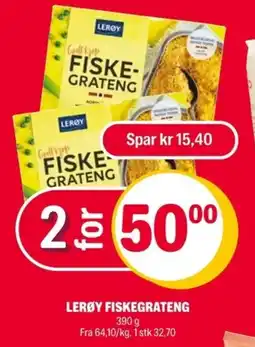 Coop Extra Lerøy fiskegrateng tilbud