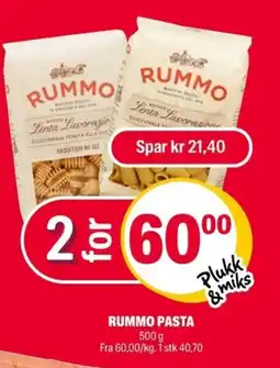 Coop Extra Rummo pasta tilbud