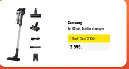 Skousen Samsung Jet 65 pet, Trådløs støvsuger tilbud