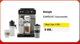 Skousen Delonghi ECAM450.86.T, Espressomaskin tilbud