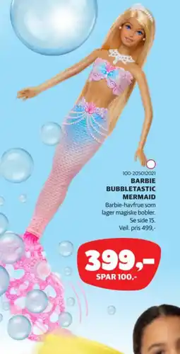 Lekia Barbie bubbletastic mermaid tilbud