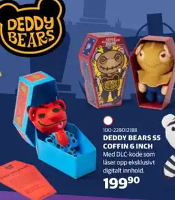 Lekia Deddy bears S5 coffin 6 inch tilbud
