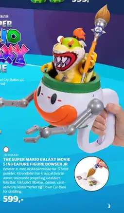Lekia The Super Mario galaxy movie 5 in feature figure bowser jr tilbud