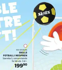 Lekia Skills fotball i neopren tilbud