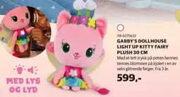 Lekia Gabby's dollhouse light up kitty fairy plush tilbud