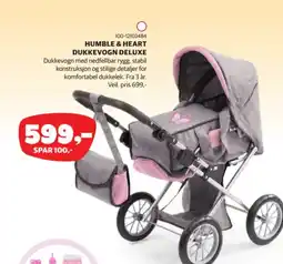 Lekia Humble & heart dukkevogn deluxe tilbud