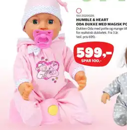 Lekia Humble & heart oda dukke med magisk potte tilbud