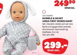 Lekia Humble & heart Anna first words baby tilbud