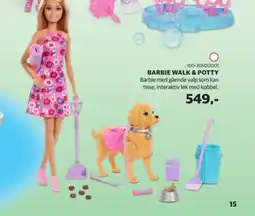 Lekia Barbie walk & potty tilbud