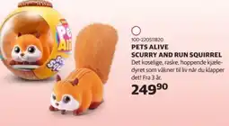 Lekia Pets alive scurry and run squirrel tilbud