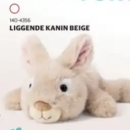 Lekia Liggende kanin beige tilbud
