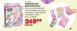 Lekia Airbrush art mini poster kit tilbud