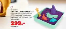 Lekia Kinetic sand sandbox set tilbud