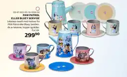Lekia Paw Patrol eller Bluey servise tilbud