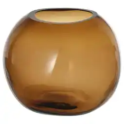 IKEA Stockholm 2025 Vase, brun, 20 cm tilbud