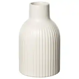 IKEA Kapkastanj Vase, offwhite, 15 cm tilbud