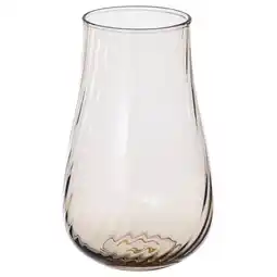 IKEA PÅskÖtrÄd Vase, glass/lys brun, 13.5 cm tilbud