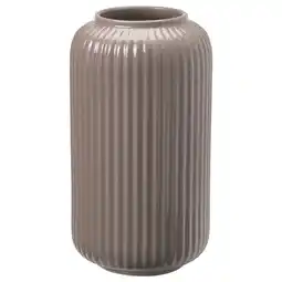 IKEA Stilren Vase, mørk gråbeige, 22 cm tilbud