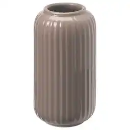 IKEA Stilren Vase, mørk gråbeige, 12 cm tilbud