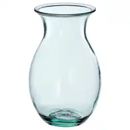 IKEA BergkÖrsbÄr Vase, glass/grønn, 20 cm tilbud