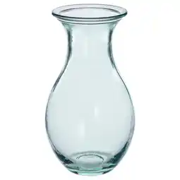IKEA BergkÖrsbÄr Vase, glass/grønn, 15 cm tilbud