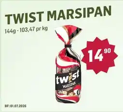 Holdbart TWIST MARSIPAN tilbud