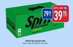 Rema 1000 SPRITE NO SUGAR 10PK tilbud