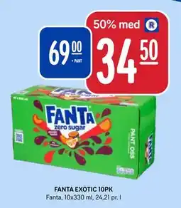 Rema 1000 FANTA EXOTIC 10PK tilbud