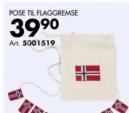 Sparkjøp POSE TIL FLAGGREMSE tilbud