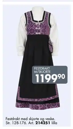 Sparkjøp FESTDRAKT M/SKJORTE tilbud