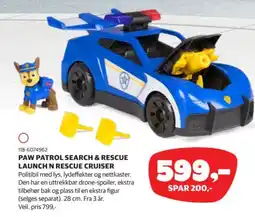Lekia Paw Patrol search & rescue launch n rescue cruiser tilbud