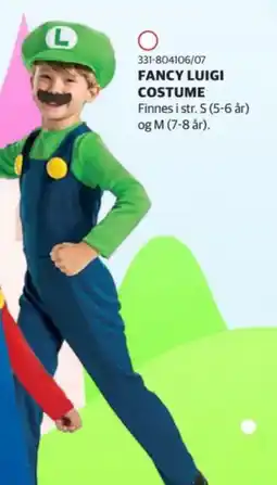 Lekia Fancy Luigi costume tilbud